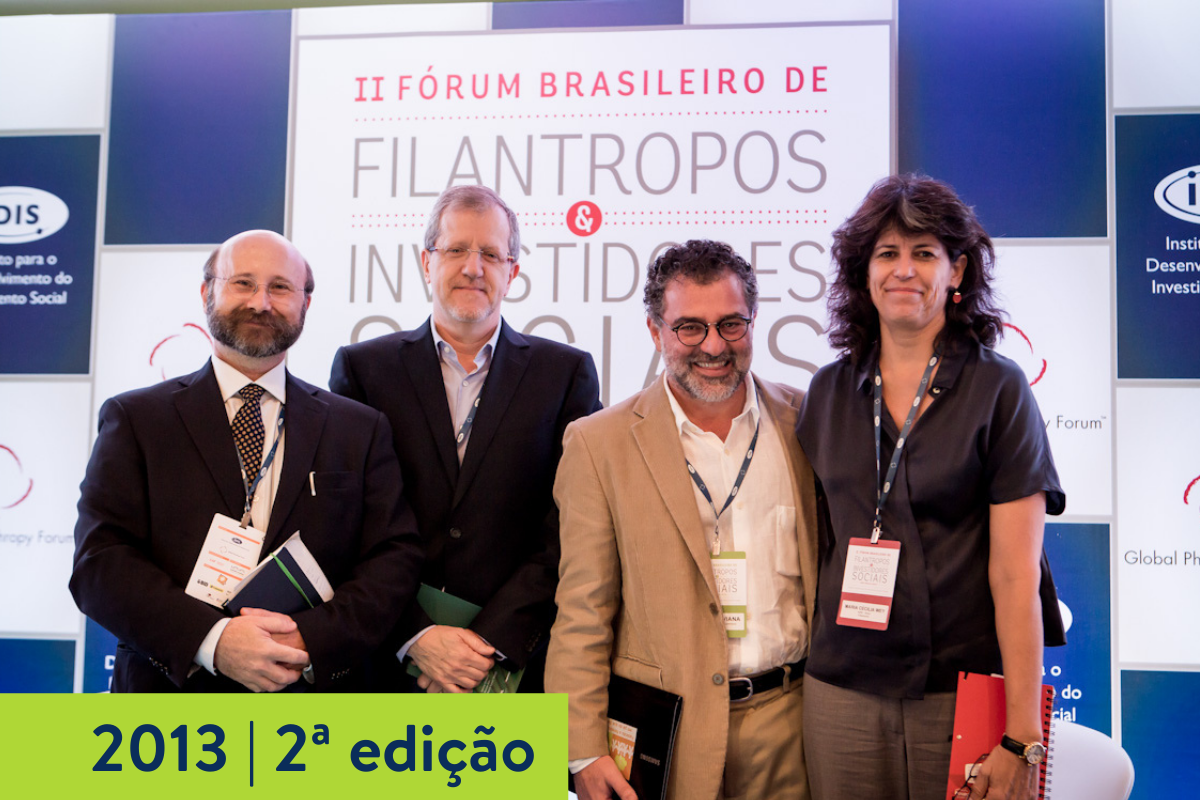 2013 | 2ª edição do Fórum Brasileiro de Filantropos e Investidores Sociais