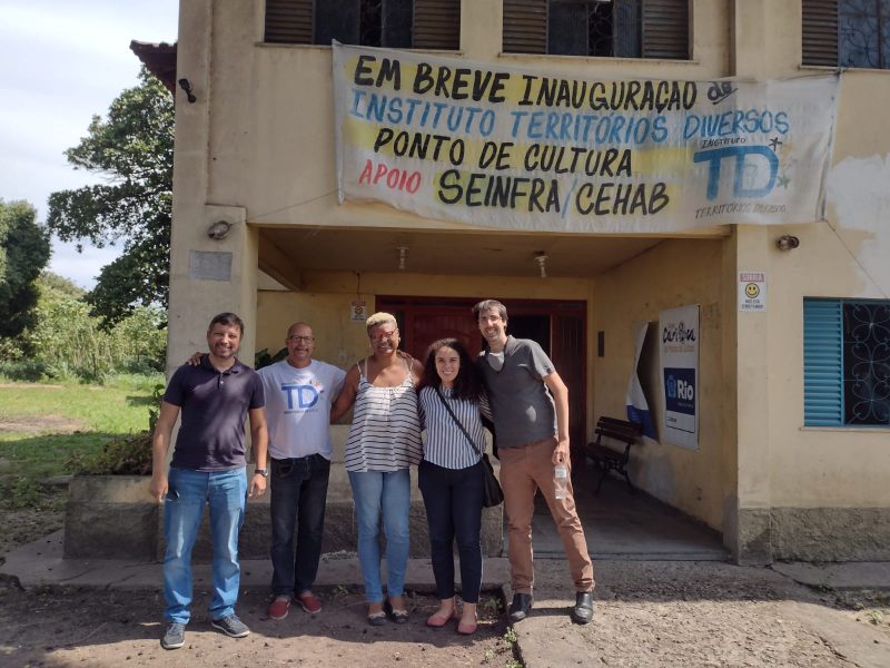 Equipe IDIS visita organização apoiada pela Redes do Bem. 